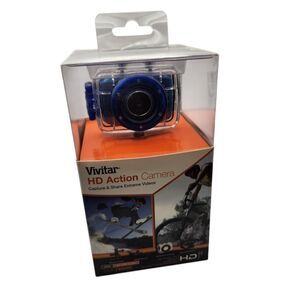 Vivitar HD Action Camera Camcorder DVR785HD Waterproof Bicycle and Helmet Mount